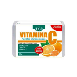 ESI Vitamina C Pastillas Suizas Granada/Maracuya 50g