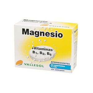 VALLESOL MAGNESIO + VITAMINA B EFERVESCENTE 24 COMPRIMIDOS