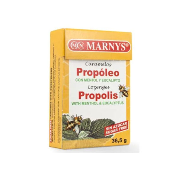 Caramelos de Propóleo con Mentol y Eucalipto Sin Azúcar