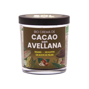 Crema vegana de cacao con avellanas Bio 200gr