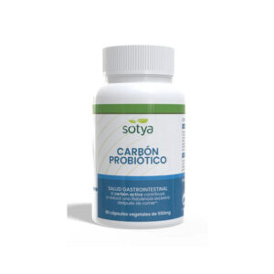 Carbón probiótico 90 cápsulas vegetales de 550mg