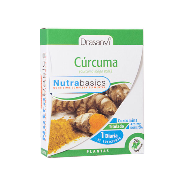 Cúrcuma 24 Cápsulas Nutrabasics Drasanvi