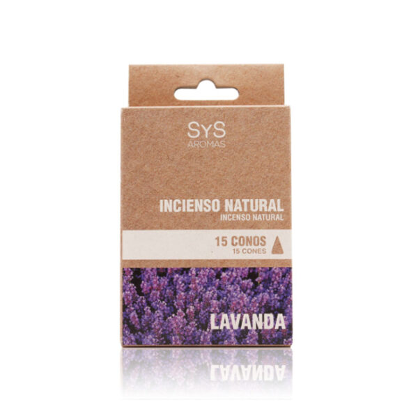 Incienso Natural Lavanda en conos