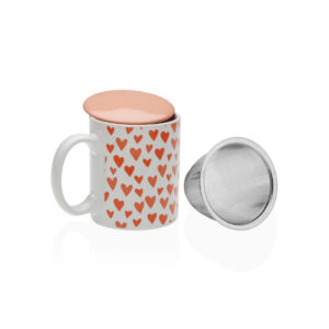 Taza para infusión corazones