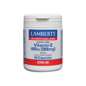 Vitamina E Natural 400 UI (268 mg) Lamberts