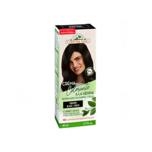 CREMA COLORANTE HENNA CABELLO NEGRO 80 ML