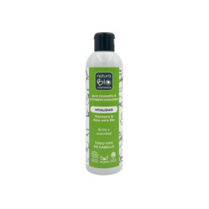CHAMPU & ACONDICIONADOR 2 EN 1 VITALIDAD ALOE MANZANA