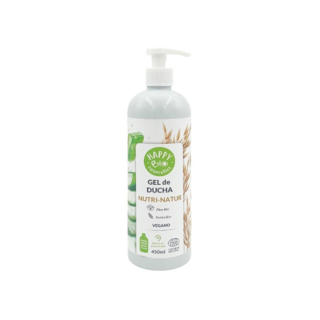 GEL DUCHA NUTRI-NATUR AVENA & ALOE VERA BIO HAPPYBIO